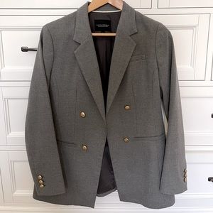 Banana Republic Grey Boyfriend Blazer (size 6)